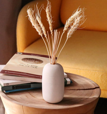 Reed Diffuser, Reed Diffuser Set, Oil Diffuser & Reed Diffuser Sticks, Red Pomegranate Scented Home Fragrance Refill Diffuser, Preserved Real Flower Sandalwood Diffuser with Incense Sticks