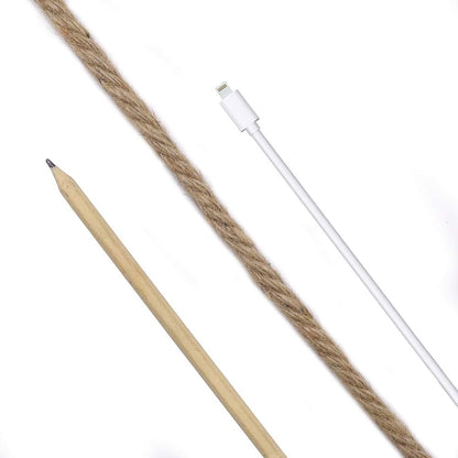 50 Feet 10Mm Jute Rope, Natural Heavy Duty Twine for Crafts, Cat Scratching Post, Gardening, Bundling and Hanging