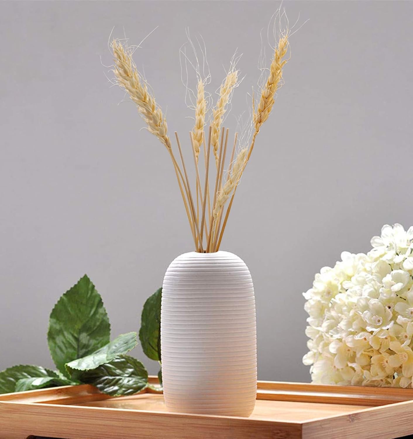 Reed Diffuser, Reed Diffuser Set, Oil Diffuser & Reed Diffuser Sticks, Red Pomegranate Scented Home Fragrance Refill Diffuser, Preserved Real Flower Sandalwood Diffuser with Incense Sticks