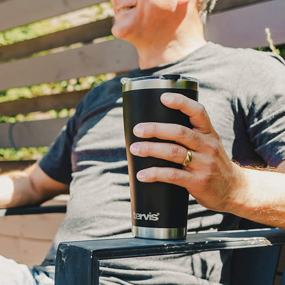 Triple Walled NFL Dallas Cowboys Edge Insulated Tumbler Cup Keeps Drinks Cold & Hot, 30Oz, Stainless Steel